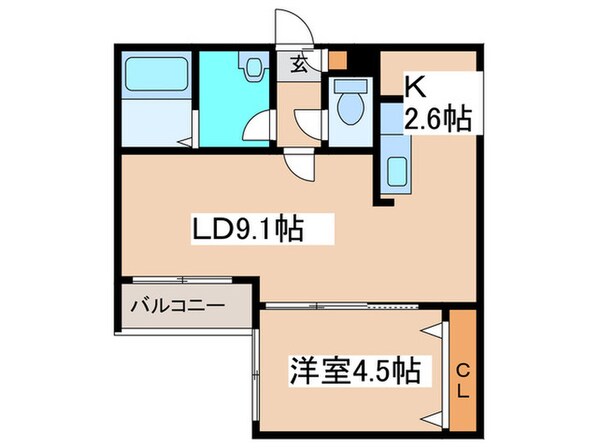 Leia麻生の物件間取画像